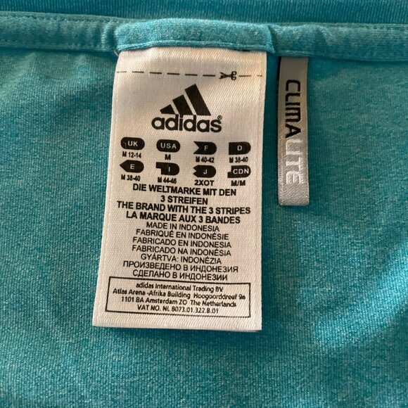 Adidas CLIMALITE Active Teal T-Shirt - Picture 3 of 6